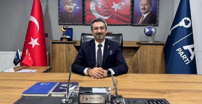 İL BAŞKANI METİN TOPAL: SU KRİZİ ARTIK MİLLİ GÜVENLİK SORUNUDUR, TÜRKİYE ACİLEN ÖNLEM ALMALI!”