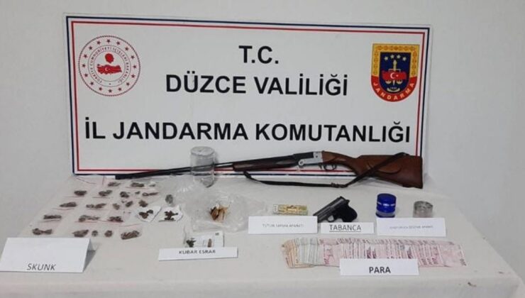 Düzce’de Uyuşturucu operasyonu : 2 kişi tutukladı.