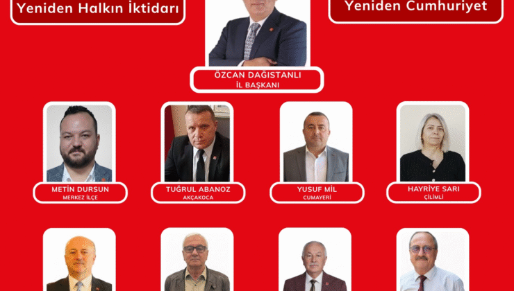 CHP Düzce İl Başkanı Özcan Dağıstanlı: CHP Düzce Örgütü Olarak İlçe Kongreleri Sürecimizi Tamamladık! Hedefimiz: Yeniden Halkın İktidarı, Yeniden Cumhuriyet!