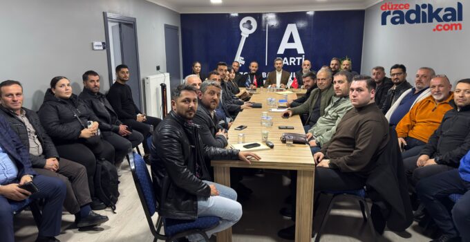 ANAHTAR PARTİ DÜZCE’DE SAHAYA İNDİ: TEŞKİLAT GÜÇLENİYOR, SİYASET HAREKETLENİYOR